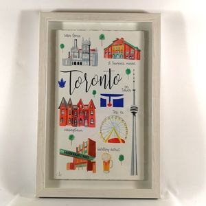 Toronto Art Print by Artist by Joe Nolan in Quality Frame, Signed